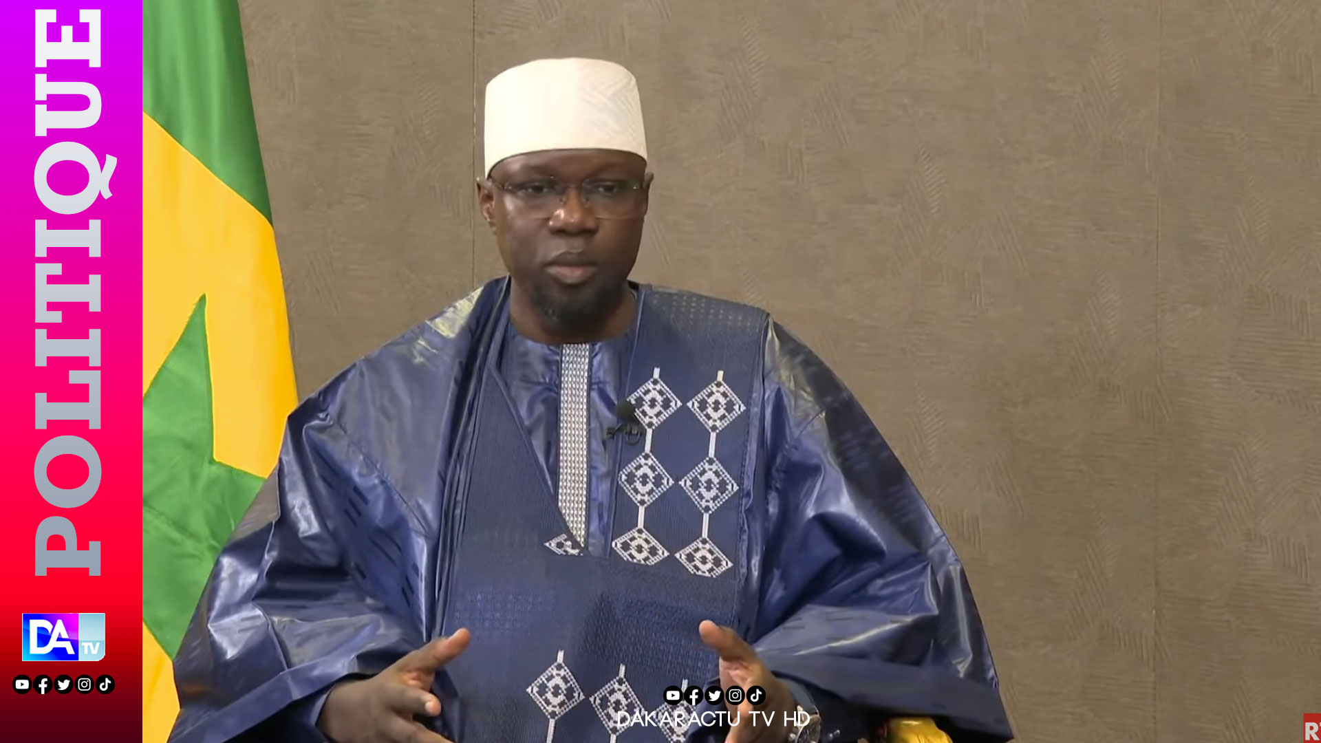 Senegal politics: ousmane sonko addresses press after new government formation