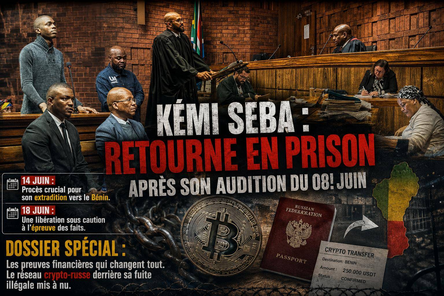 South African courts tighten grip on panafricanist activist Kemi Seba over alleged illicit crypto funding