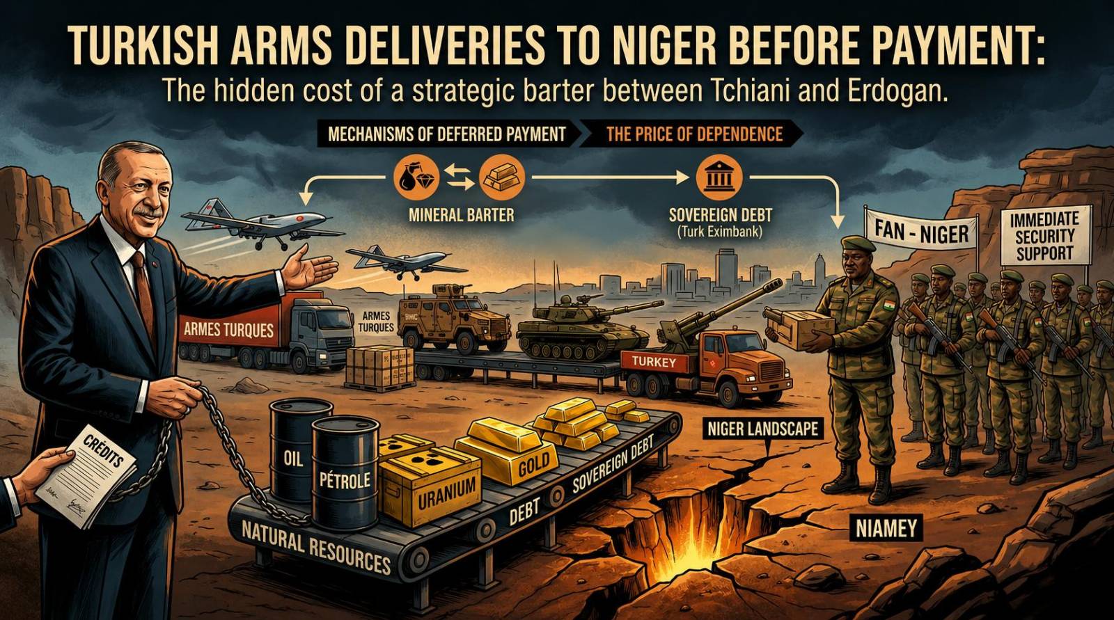 Turkish arms to Niger before payment reveals strategic barter costs