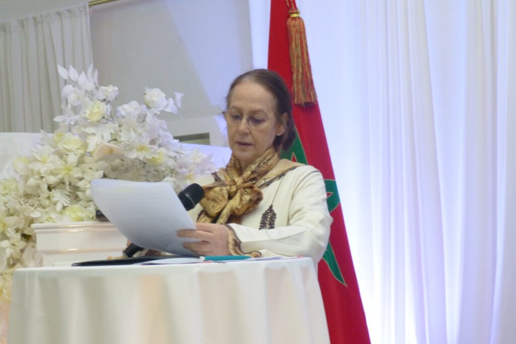 Moroccan Consul General in Düsseldorf, Boutaina Bouabid, at the Konsularischer Abend