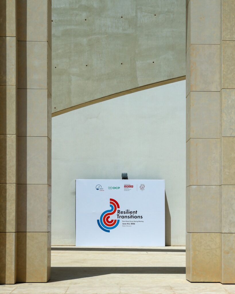 Philippe Lalliot speaks at Paris Peace Forum in Rabat