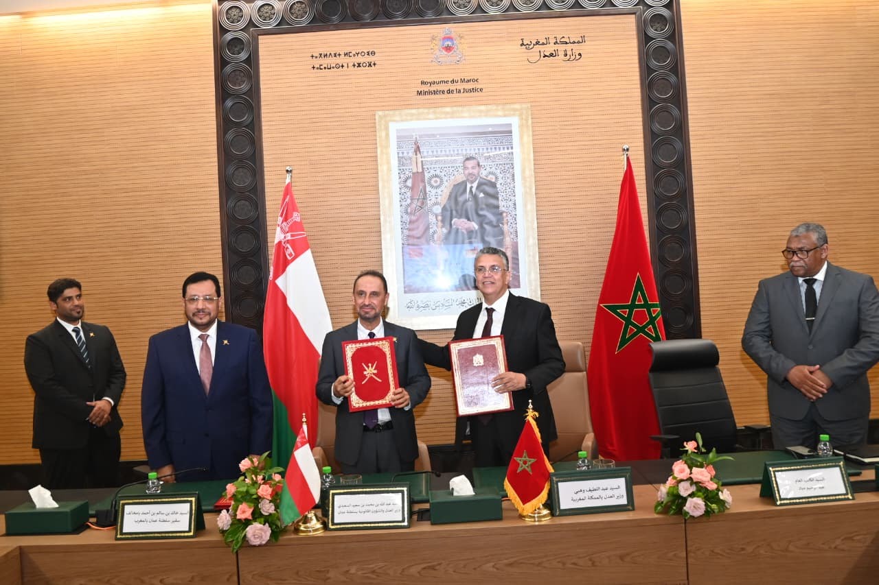 Morocco and Oman sign judicial cooperation agreement in Rabat