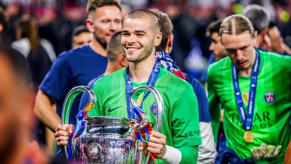 Lucas Chevalier, goalkeeper for Paris Saint-Germain