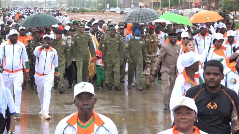 Thousands rally in Niamey as Niger celebrates third year under military leadership