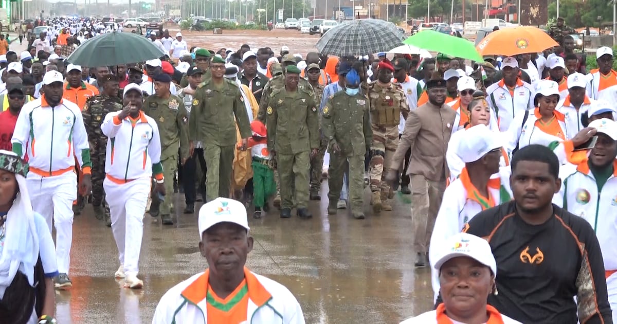 Thousands rally in Niamey as Niger celebrates third year under military leadership