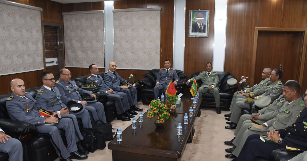 Moroccan military delegation visits Mauritania to strengthen defense ties