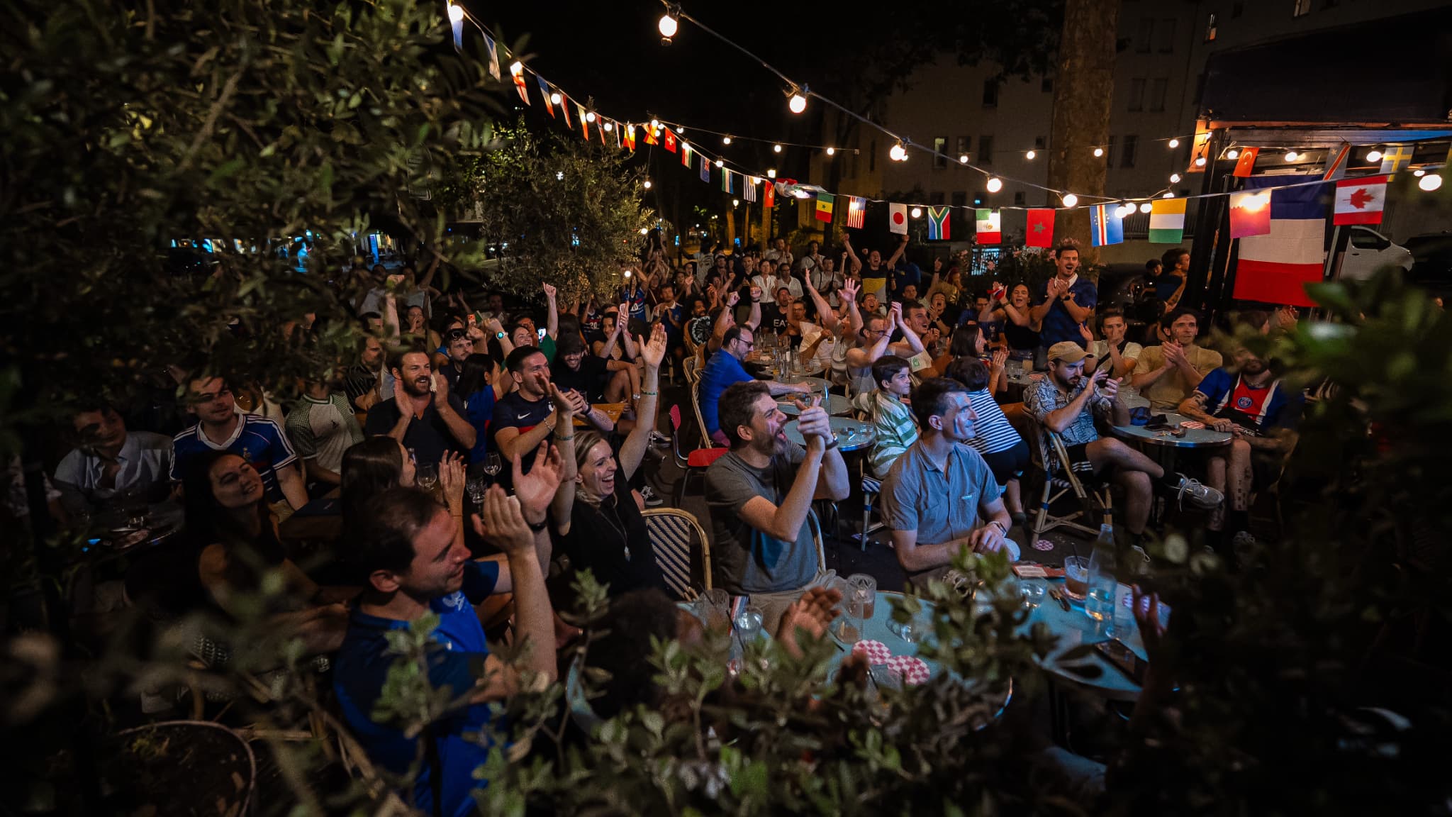 Festive celebrations in Paris after France’s world cup win over Morocco