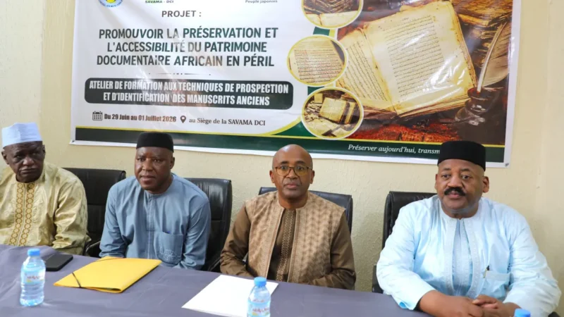 Unesco and savama-dci launch new training for Mali’s ancient manuscript guardians