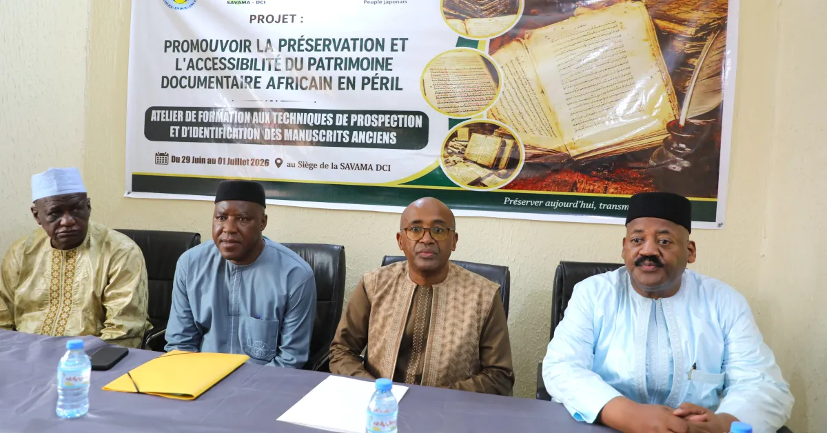 Unesco and savama-dci launch new training for Mali’s ancient manuscript guardians
