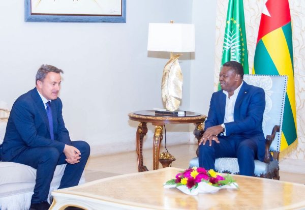 Coopération Togo–Luxembourg : Faure Gnassingbé reçoit Xavier Bettel