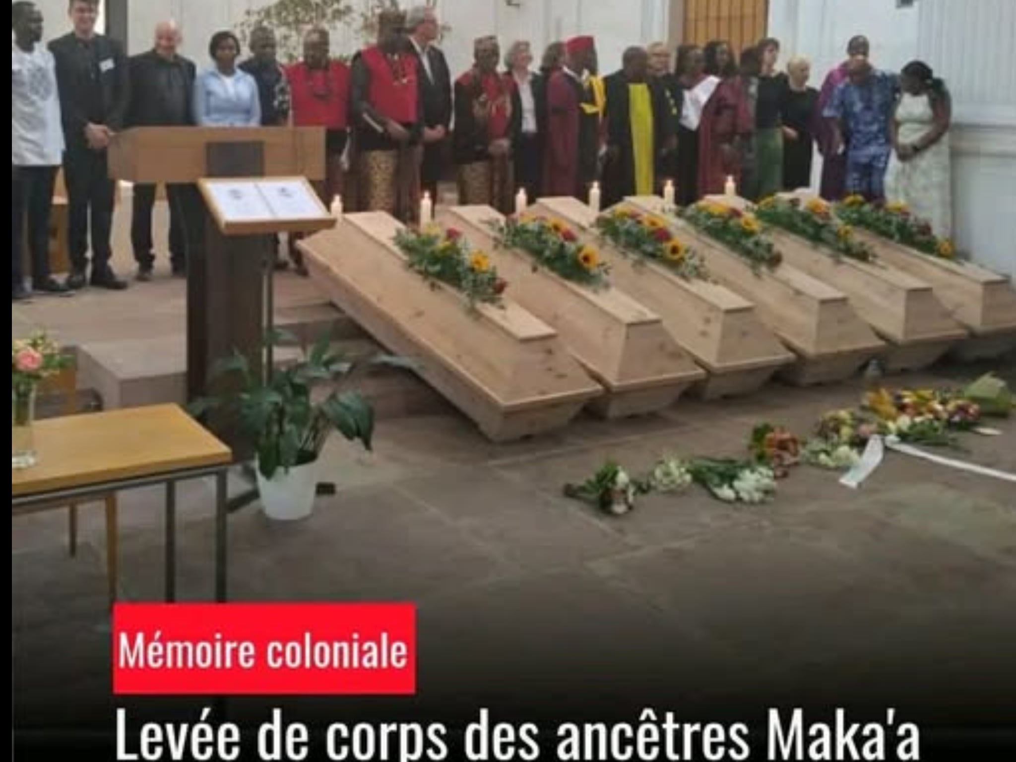 Mémoire coloniale : l’Allemagne restitue au Cameroun les restes d’ancêtres Maka’a