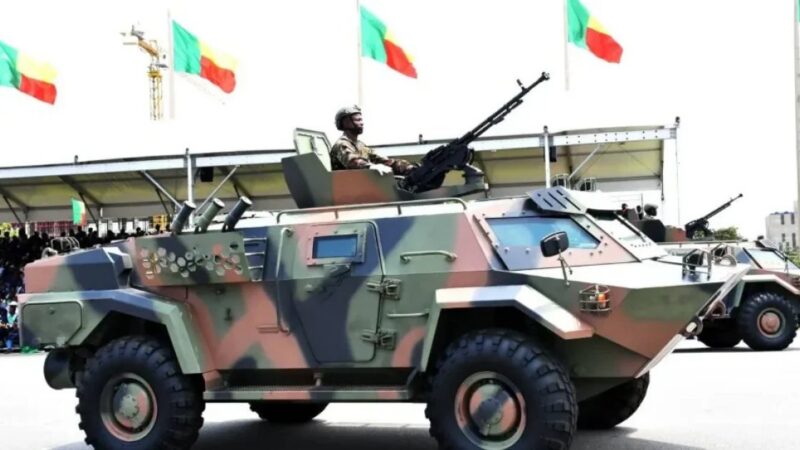 Joint military operation against terrorism at the Koualou border