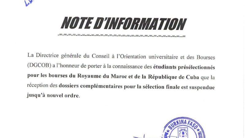 Burkina Faso: cutting moroccan scholarships under traoré’s rule stifles youth potential