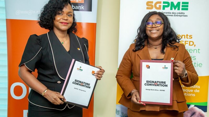 Orange Bank Africa et SGPME mobilisent 17 milliards FCFA pour financer les PME et TPE en Côte d’Ivoire