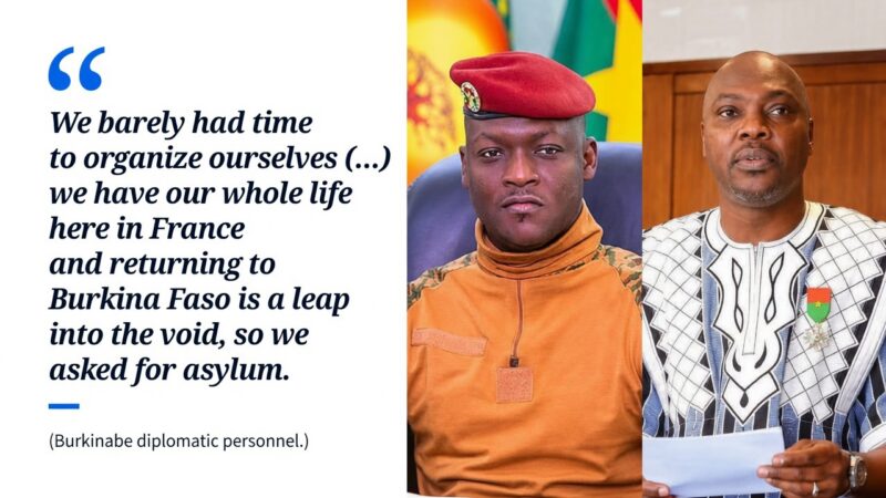 Diplomats from Burkina Faso seek political asylum in France