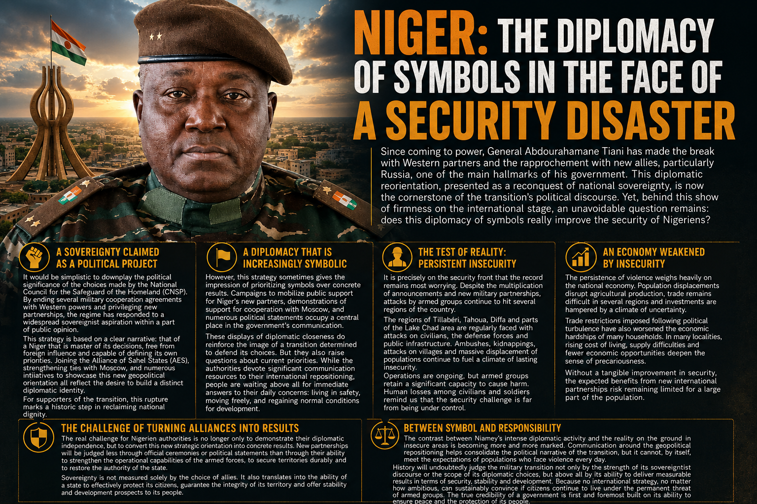 Niger’s geopolitical reorientation: symbols versus security realities