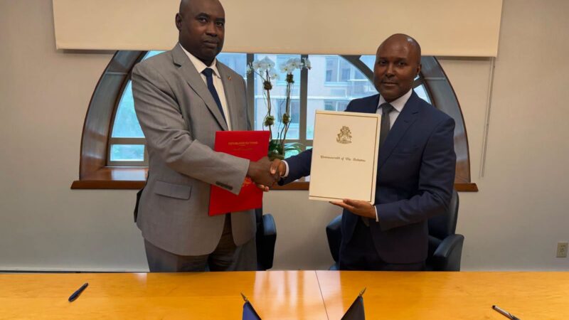 Chad bahamas strengthen diplomatic ties with joint agreement