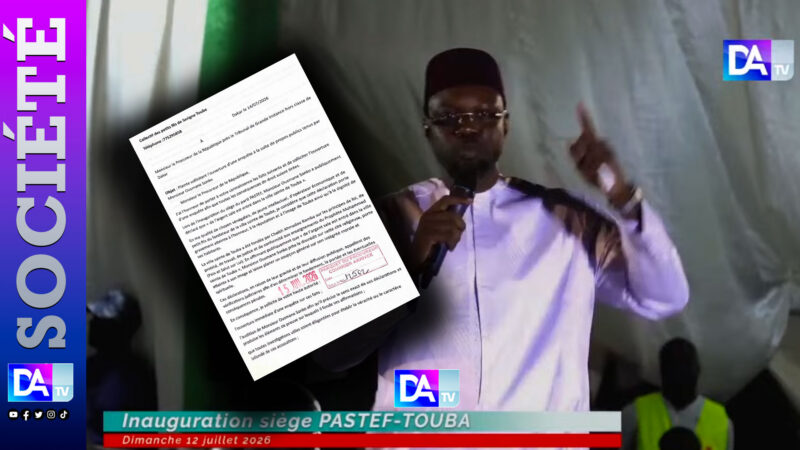Legal action launched over Ousmane Sonko’s remarks on dirty money in Touba