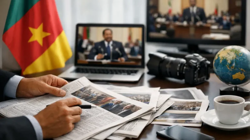 Revue médias Cameroun informations politiques