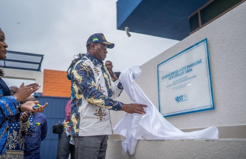 President Oligui Nguema inaugurating the Nkok Data Center