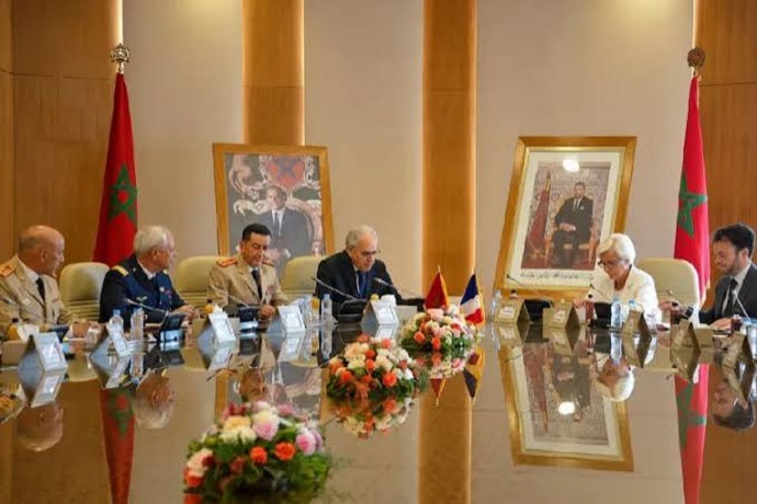 Morocco and France defence cooperation meeting in Rabat