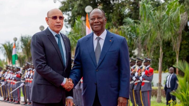 Ivorian-mauritanian ties strengthened during ouattara-ghazouani meeting