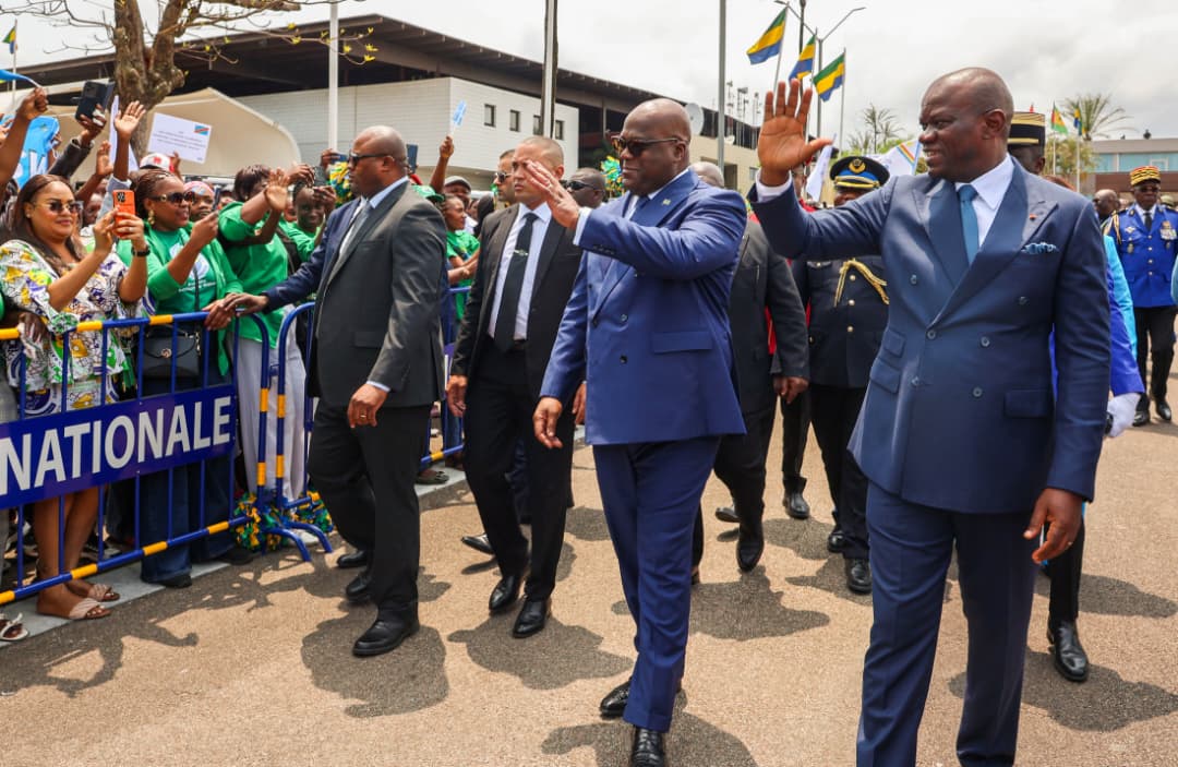 Tshisekedi’s working visit to Gabon strengthens bilateral ties