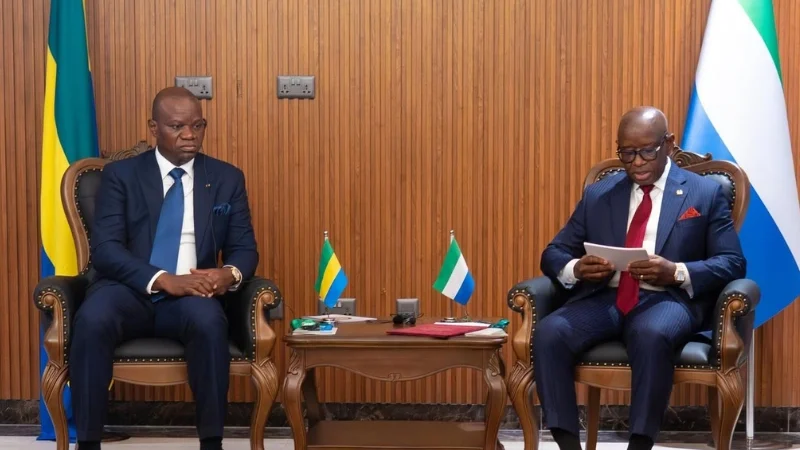 Diplomatic breakthrough between Gabon and Sierra Leone strengthens west african ties