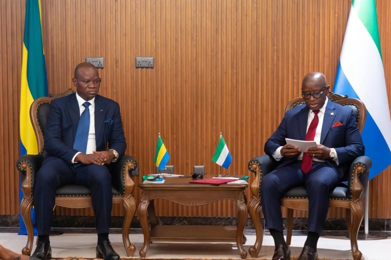 Diplomatic breakthrough between Gabon and Sierra Leone strengthens west african ties