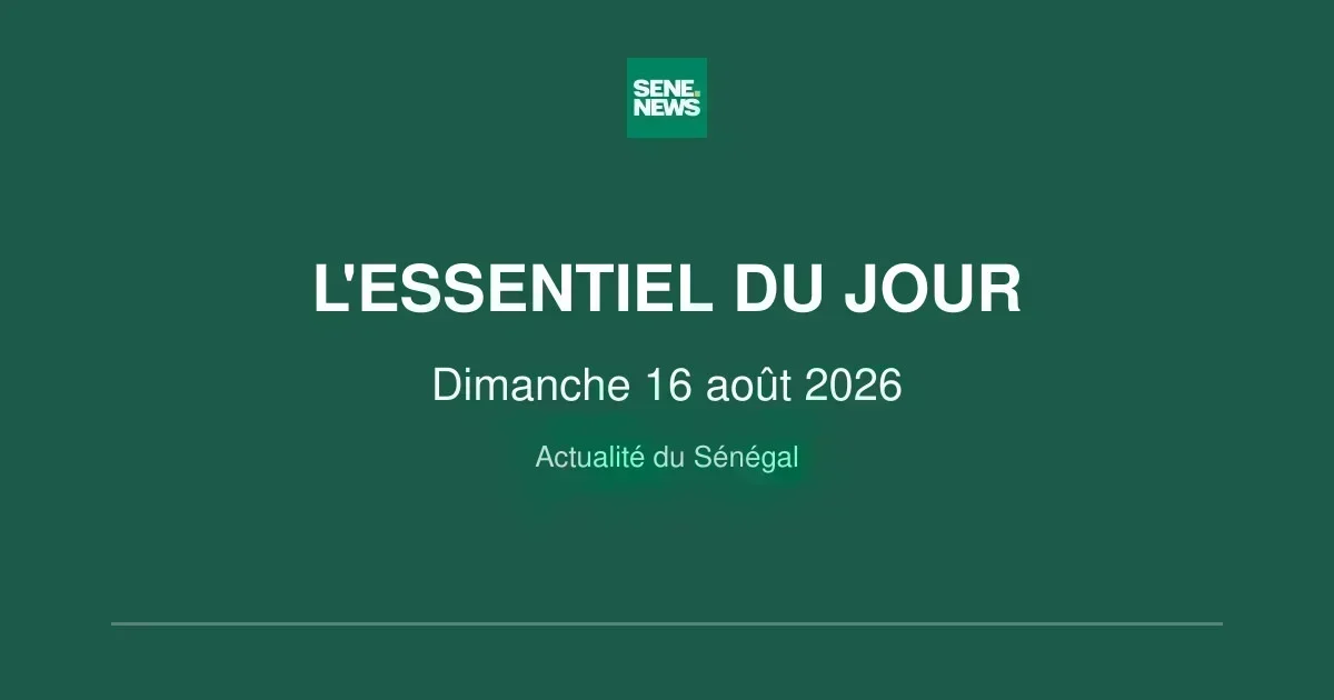 Sunday’s key events in Senegal: clashes, presidential trips and weather alerts