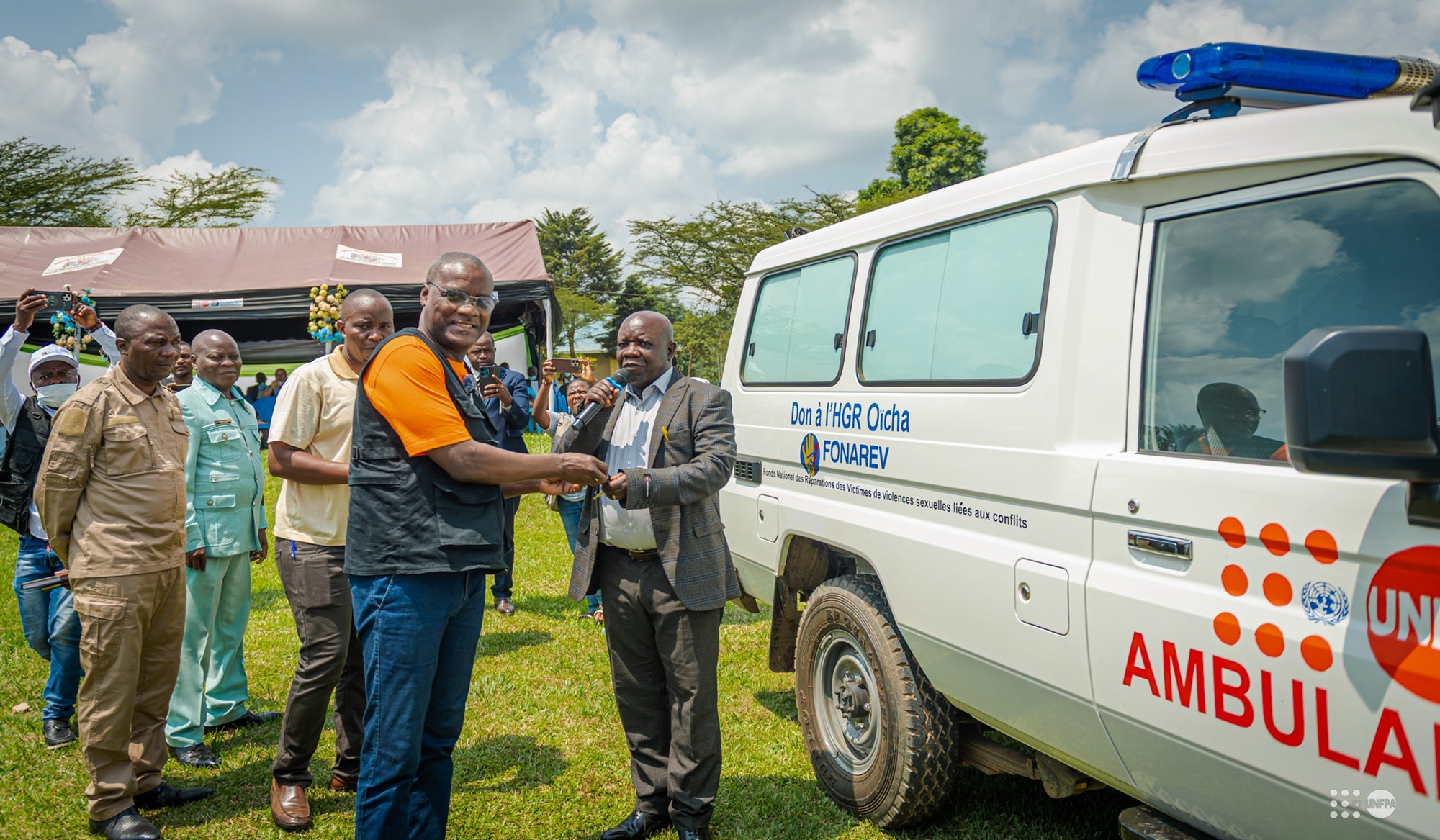 Ambulance vital donation boosts emergency care in north kivu hospital