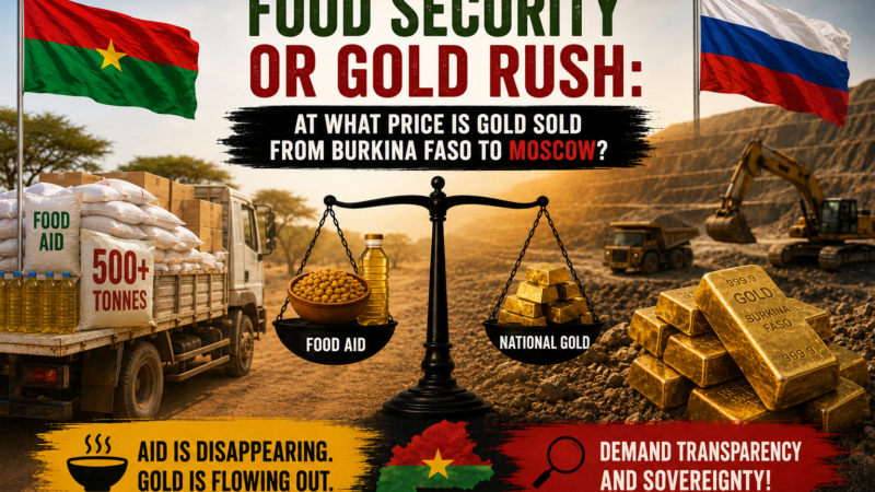 Burkina Faso’s strategic alliances: assessing the true cost of gold and aid