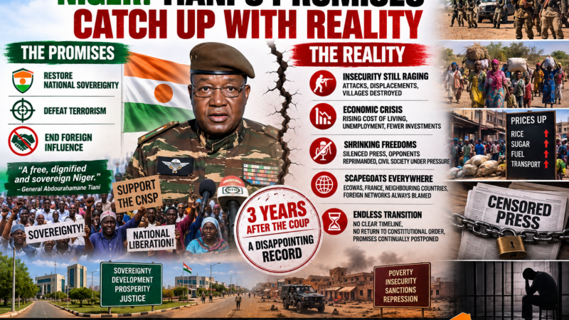 Three years after the coup, tiani’s promises face Niger’s harsh realities