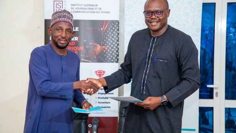 Tchad: new media training partnership launched by ISJCT and AMET