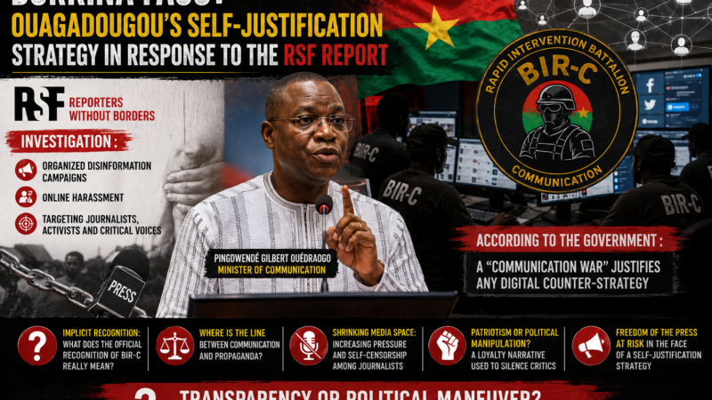 Burkina Faso’s justification strategy over RSF allegations raises concerns