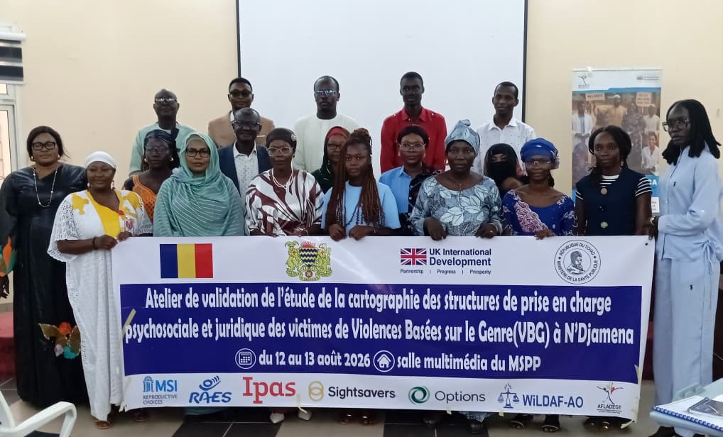N’Djamena to validate mapping of victim support services for gender-based violence