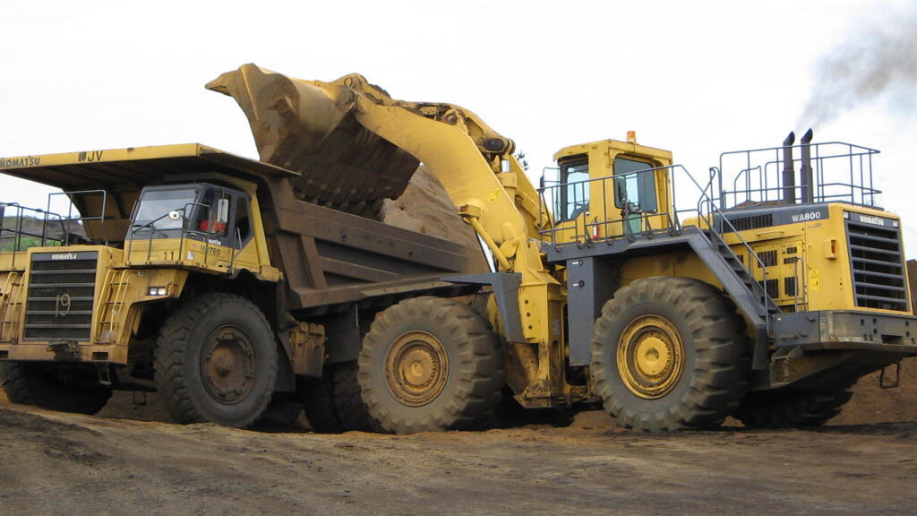 Manganese mining operation in Moanda managed by the Compagnie minière de l'Ogooué (COMILOG), a subsidiary of the French group Eramet