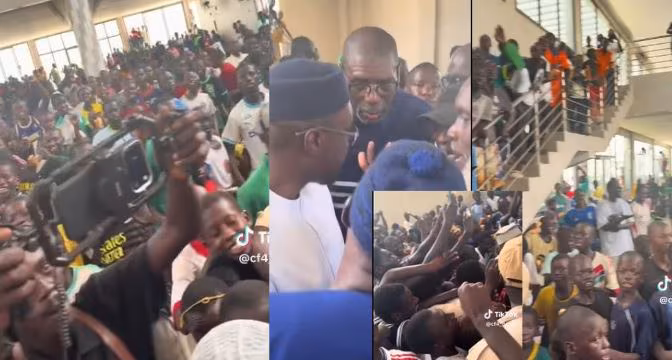 louga: massive turnout disrupts Ousmane Sonko's visit in Koki louga: massive turnout disrupts Ousmane Sonko's visit in Koki