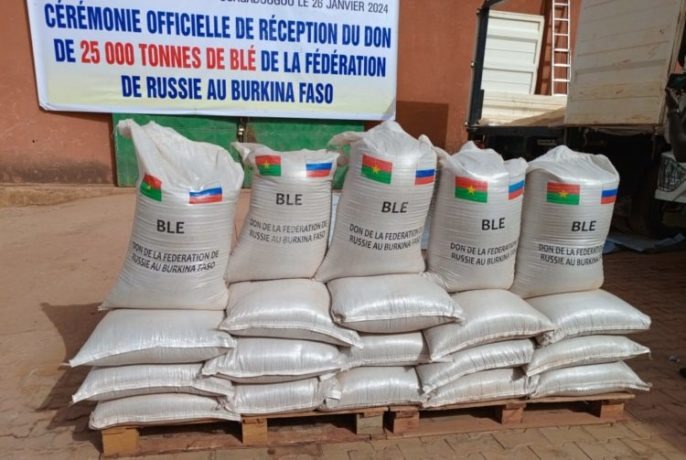 Burkina Faso takes delivery of 25,000 tonnes of Russian wheat