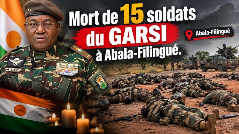 Fifteen GARSI soldiers killed at Abala-Filingué: a direct hit on Niger’s security promises