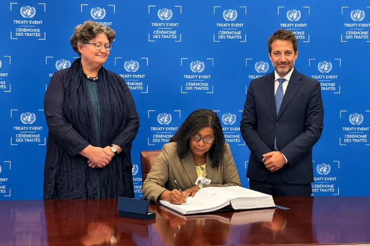 Gabon makes UN debut as vice president at 81st General Assembly