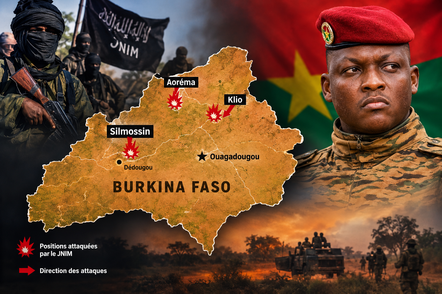 JNIM says it overran Burkinabè militia posts near Dédougou on Friday night