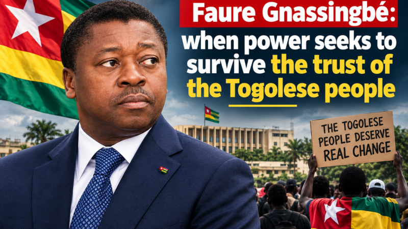 Togo : la longévité de Faure Gnassingbé et l’épreuve de la confiance populaire