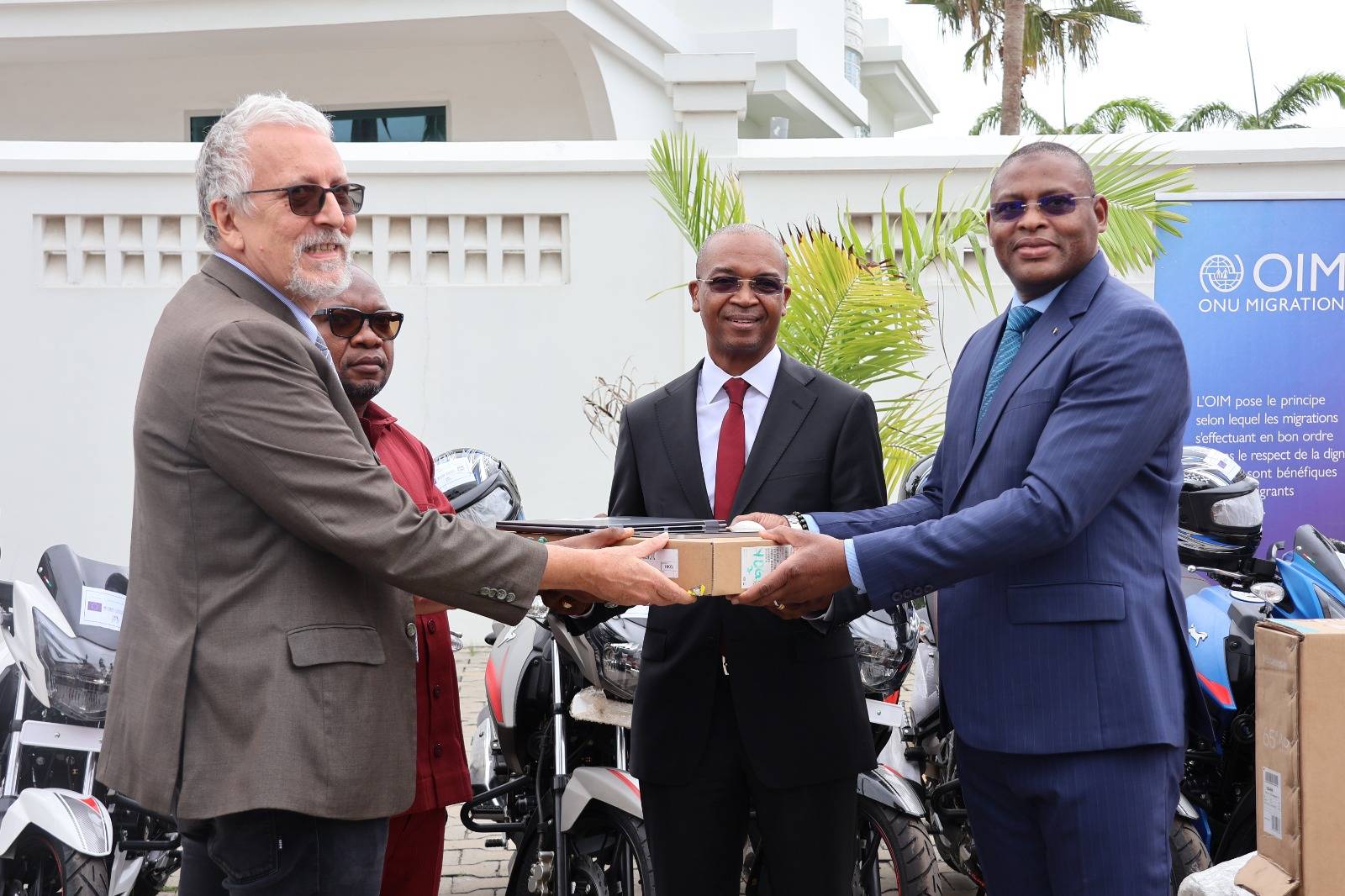 Handover in Cotonou: ABPC gains all-terrain vehicles, servers and rescue kits