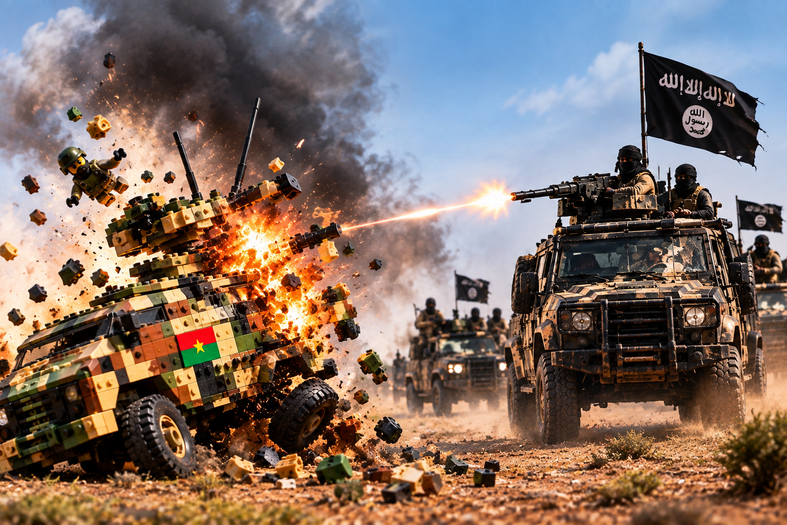 Burkina Faso’s locally built armored vehicles face real-world test after insurgent gains