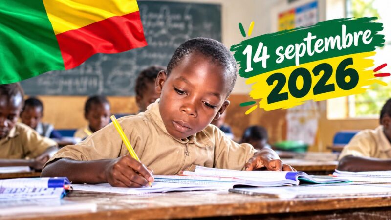 Benin school year begins: pupils return to classrooms nationwide on 14 september 2026