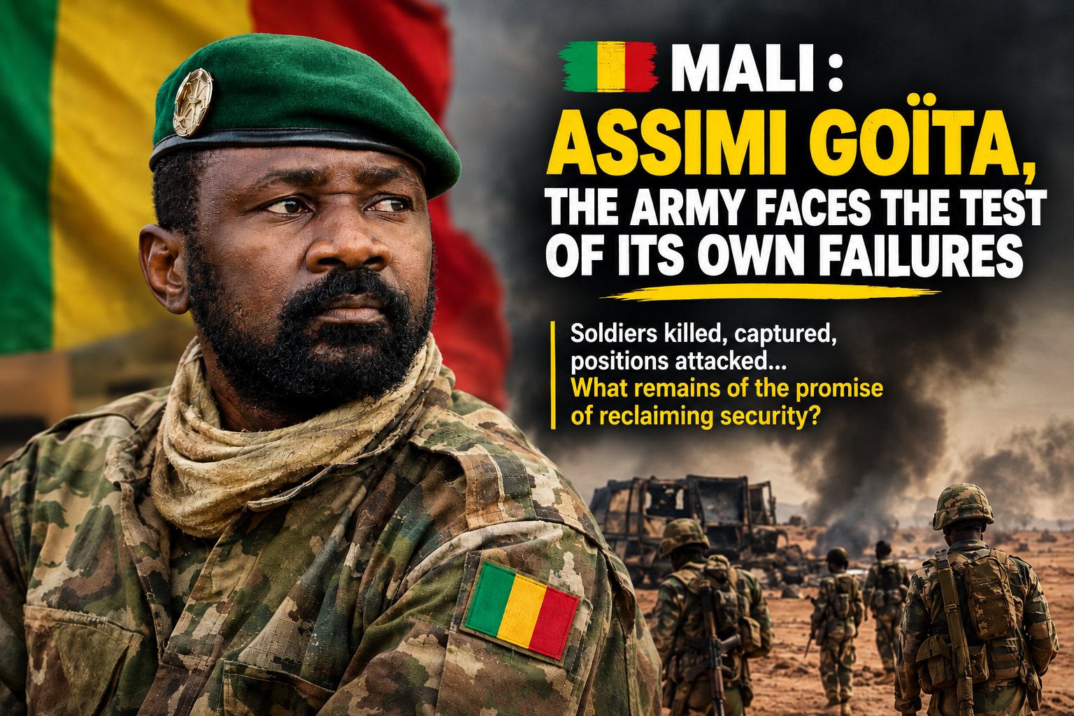 Mali: a camp lost, a convoy ambushed, a minister killed the record of the Malian army in 2026